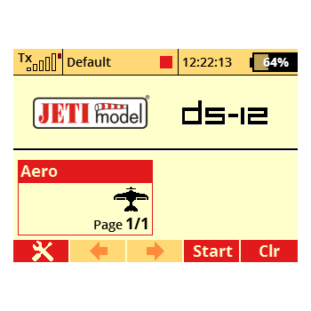 Fernsteuerung - Jeti Model DS-12 Yellow Multimode 2,4 GHz Duplex